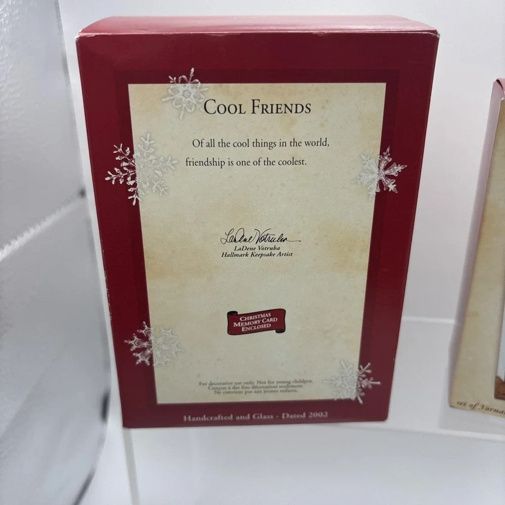 Hallmark Keepsake Ornaments~Lot of 2~Woodland Frolic and Cool Friends~NIB